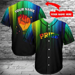 Baseball Tee LGBT - Pride Personalized Name Baseball Jersey 311
