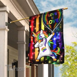 LGBT Unicorn Rainbow Flag Love Is Love Garden Flag, House Flag