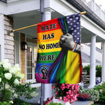 Hate Has No Home Here, LGBT Pride Flag Garden Flag, House Flag