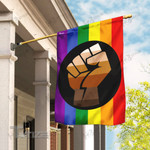 LGBT Black Lives Matter Flag Garden Flag, House Flag