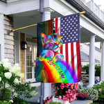LGBT Cat, Love Is Love Flag Garden Flag, House Flag