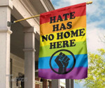 LGBT Rainbown Pride Hate Has No Home Here Garden Flag, House Flag