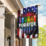 Purride American US Flag Garden Flag, House Flag