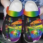 Lgbt Personalize Clog Custom Crocs Fashionstyle Comfortable Love is love Crocband Clog