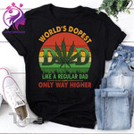 World's Dopest Dad Vintage T-Shirt, Father's Day Shirt, Fathers Day Graphic Unisex T Shirt, Sweatshirt, Hoodie Size S - 5XL