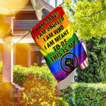I Am Brave I Am Bruised LGBT Pride Flag Garden Flag, House Flag