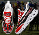 Horse Racing Black And Red Clunky Sneakers