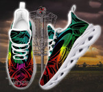 Disc Golf Neon Light Clunky Sneakers