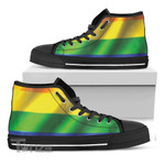 Lgbt Pride Rainbow Flag Unisex High Top Canvas Shoes