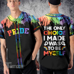 LGBT Color Choice Pride Baseball Shirt