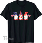 4th of July Gnomes Shirt Funny American Flag Patriotic Graphic Unisex T Shirt, Sweatshirt, Hoodie Size S - 5XL
