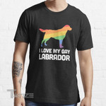 Lgbt  Pride Flag Labrador Retriever Vintage Graphic Unisex T Shirt, Sweatshirt, Hoodie Size S - 5XL