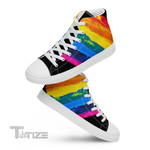 LGBT Rainbow Pride Unisex High Top Canvas Shoes