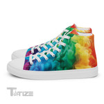 LGBT Rainbow Pride month Unisex High Top Canvas Shoes