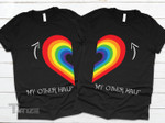 LGBT Couple Matching Shirt My Other Half Graphic Unisex T Shirt, Sweatshirt, Hoodie Size S - 5XL