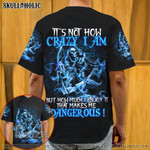 Dangerous Reaper Smoke Skull Baseball Jersey Baseball Shirt