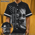 Zero F Given Half Skull Baseball Jersey Baseball Shirt