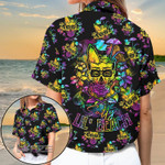 Skull Tropical All Over Printed Hawaiian Shirt Size S - 5XL