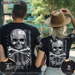 Matching Couple Shirt Till Death Do Us Part Skull Bones Couple 3D All Over Printed Shirt, Sweatshirt, Hoodie, Bomber Jacket Size S - 5XL