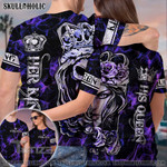 Matching Couple Shirt Personalized Couple Skull 3D All Over Printed Shirt, Sweatshirt, Hoodie, Bomber Jacket Size S - 5XL