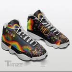 LGBT Month - Pride Rainbow White 13 Sneakers XIII Shoes
