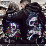 Matching Couple Shirt Couple Skull 3D All Over Printed Shirt, Sweatshirt, Hoodie, Bomber Jacket Size S - 5XL