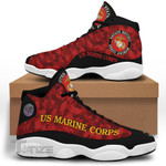 Us Marine Corps red camo White 13 Sneakers XIII Shoes