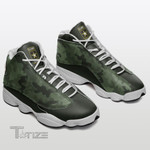 US Army Green Camo White 13 Sneakers XIII Shoes