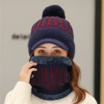OCW Women Knitted Beanie Skullies Thick Warm Inside Convenient Winter Hats