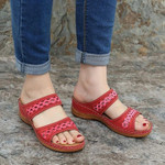 OCW Women Sandals Fashionable Wedge Summer Slippers Women Beach Casual