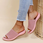 OCW Sandals For Women Low Heels Elegant Breathable Soft Soles Slippers Size 6-10.5