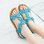 OCW Sandals For Women Floral Comfy Ankle Strap Supportive Sole Outdoor Summer Size 5-10.5