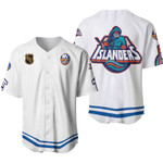 New York Islanders NHL Ice Hockey Team Sparky the Dragon Logo Mascot White 3D Designed Allover Gift For Islanders Fans