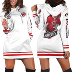 Carolina Hurricanes NHL Ice Hockey Team Stormy Logo Mascot White 3D Designed Allover Gift For Hurricanes Fans