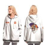 Clemson Tigers Ncaa Classic White With Mascot Logo Gift For Clemson Tigers Fans