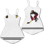 Pittsburgh Penguins NHL Ice Hockey Team Iceburgh Logo Mascot White 3D Designed Allover Gift For Penguins Fans