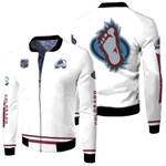 Colorado Avalanche NHL Ice Hockey Team Bernie the St. Bernard Logo Mascot White 3D Designed Allover Gift For Avalanche Fans