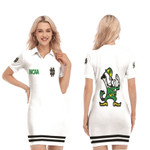 Notre Dame Fighting Irish Ncaa Classic White With Mascot Logo Gift For Notre Dame Fighting Irish Fans