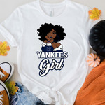 New York Yankees Girl African Girl MLB Team Allover Design Gift For New York Yankees Fans