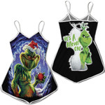 Grinch Christmas He Is A Mean One Grinch Monster Black 3D Designed Allover Gift For Grinch Lovers Christmas Lovers