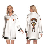 Texas Longhorns Ncaa Classic White With Mascot Logo Gift For Texas Longhorns Fans