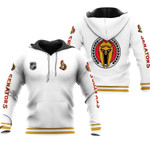 Ottawa Senators NHL Ice Hockey Team Spartacat Logo Mascot White 3D Designed Allover Gift For Senators Fans