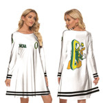 Oregon Ducks Ncaa Classic White With Mascot Logo Gift For Oregon Ducks Fans