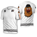 Philadelphia Flyers NHL Ice Hockey Team Gritty Logo Mascot White 3D Designed Allover Gift For Flyers Fans