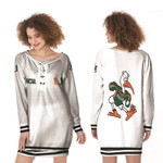 Miami Hurricanes Ncaa Classic White With Mascot Logo Gift For Miami Hurricanes Fans