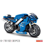 Motorcycle Racer Minifigures Bricks Block Model Building Block Assembling Model Kid Toys