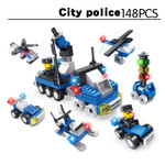 Mini City Guard Team Car Toys Bricks Block Model Building Block Kid Toys