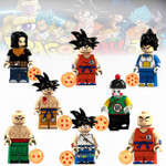 Son Goku Vegeta Characters of Dragon Ball Minifigures Bricks Block Building Assembling Model Kid Toys