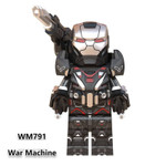 Super Hero Avengers War Machine Minifigures Bricks Block Building Model Kid Toys