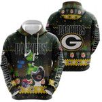 Santa Grinch Green Bay Packers Sitting on Bears Lions Vikings Toilet Christmas Gift For Packers Fans